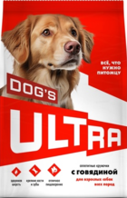 Ultra Dog's Аппетитные Кружочки с Говядиной для Взрослых Собак Всех Пород