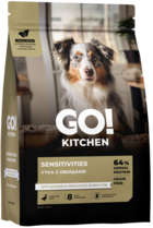 Go! Kitchen Sensitivities Утка с Овощами для Щенков и Собак Всех Возрастов