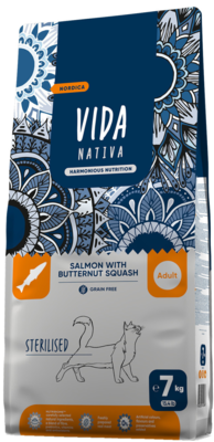 Vida Nativa Salmon with Butternut Squash Grain Free Adult Sterilised