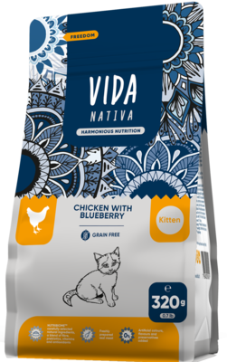 Vida Nativa Chicken with Blueberry Grain Free Kitten