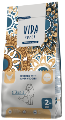 Vida Super Chicken with Super Veggies Adult Sterilised