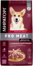 Мираторг Pro Meat Medium Adult с Ягнёнком и Картофелем