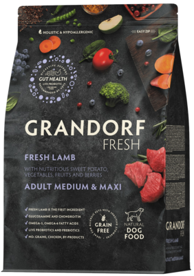 Grandorf Fresh Lamb Adult Medium & Maxi