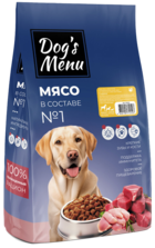 Dog`s Menu Adult Home для Домашних Собак с Индейкой