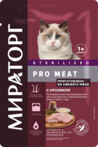 Мираторг Sterilized Pro Meat с Кроликом (пауч)