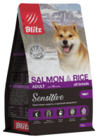 Blitz Salmon & Rice Adult All Breeds Sensitive