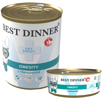 Best Dinner Vet Profi Obesity с Говядиной (банка)