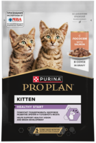 Pro Plan Kitten Healthy Start с Лососем в Соусе (пауч)