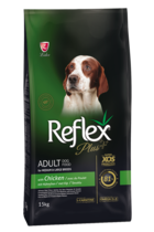 Reflex Plus Adult Dog Food for Medium & Large Breeds with Chicken