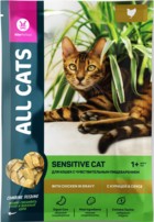 All Cats Sensitive Cat с Курицей в Соусе (пауч)