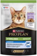 Pro Plan Sterilised Senior с Индейкой Паштет (пауч)