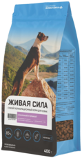 Живая Сила с Телятиной и Черникой для Щенков Крупная Гранула