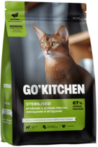 Go'Kitchen Sterilised Ягнёнок с Бурым Рисом, Овощами и Ягодами