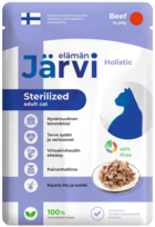 Jarvi Sterilized Adult Cat Beef in Jelly (пауч)