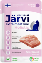 Jarvi Extra Meat Line Sterilized Adult Cat Turkey in Jelly (пауч)