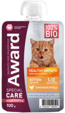 Award Healthy Growth Kitten Chicken (пауч)