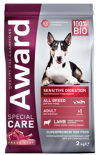 Award Sensitive Digestion All Breed Adult Lamb, Turkey, Spirulina, Rosemary