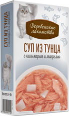Деревенские Лакомства Суп из Тунца с Кальмаром и Макрелью