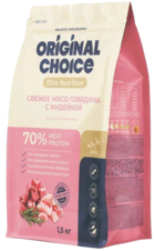 Original Choice Свежее Мясо Говядины с Индейкой для Собак Мелких Пород