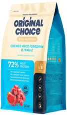 Original Choice Свежее Мясо Говядины и Гранат для Взрослых Кошек и Котов