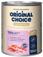 Original Choice Перепелка с Индейкой (банка)
